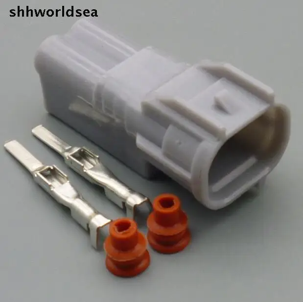 Shhworldsea 2 контакта м мужской стандарт автомобильный водонепроницаемый
