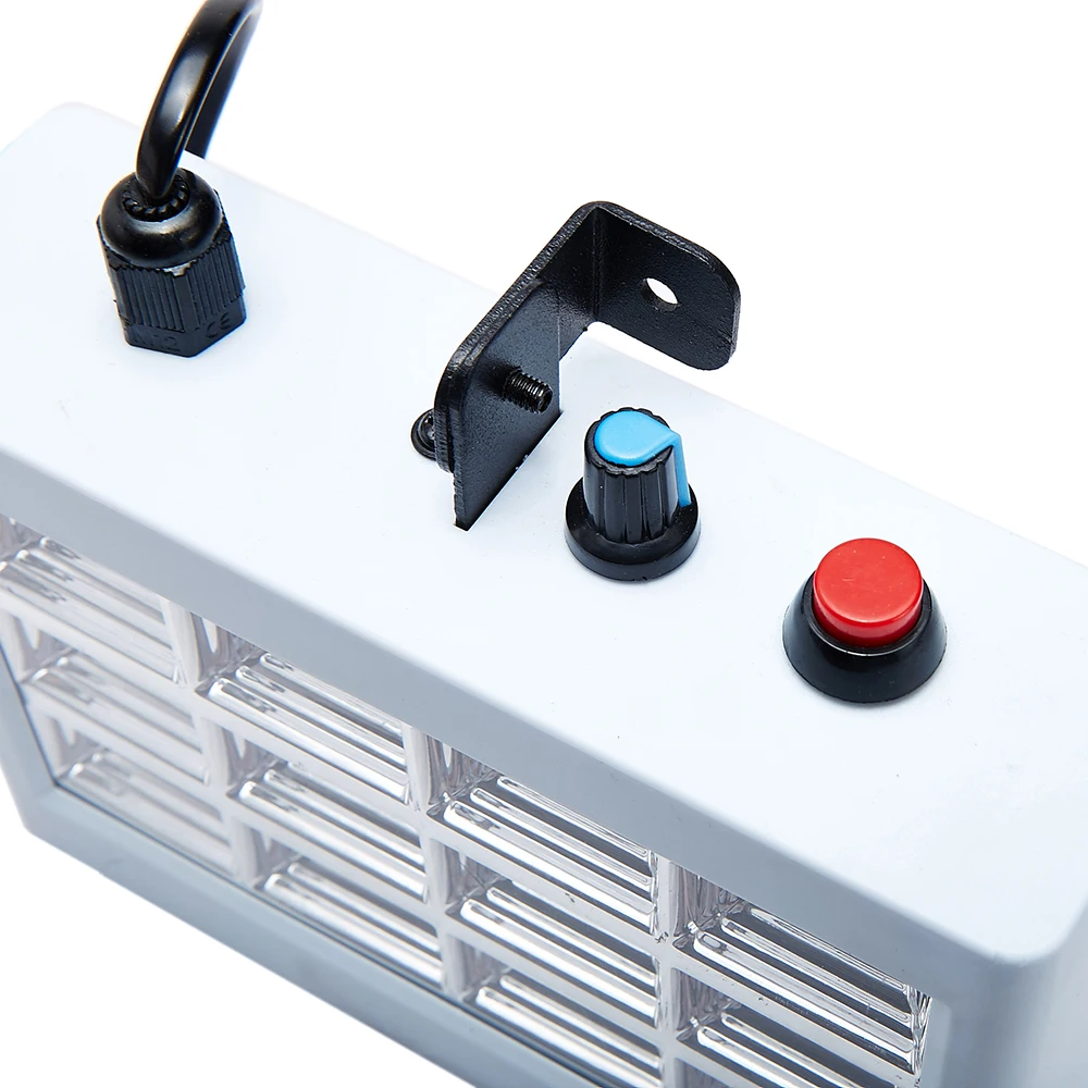 Миниатюрный стробоскоп со светодиодной решеткой звуковым управлением 12RGB для