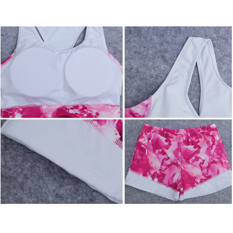 Lyseacia M-XXL купальник Танкини Купальники Для женщин спортивный костюм 3 в 1 пляжная