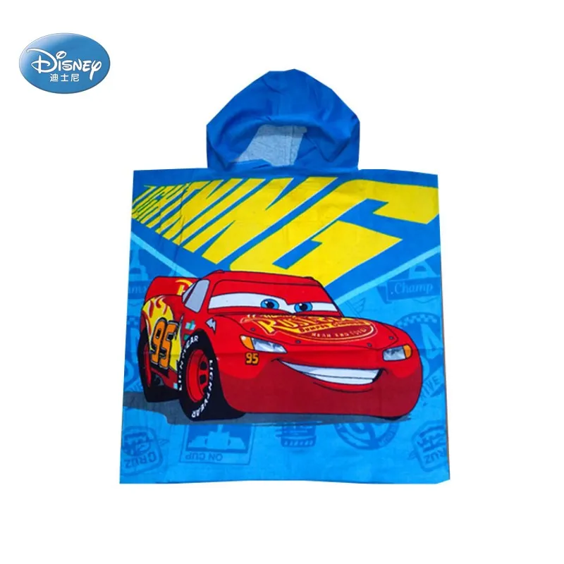 Дисней Мультфильм 95 Mc queen Cars Летнее Детское банное полотенце с капюшоном Smurf Олаф София стежка Моана пляжное полотенце 60X120 см горячая распродажа