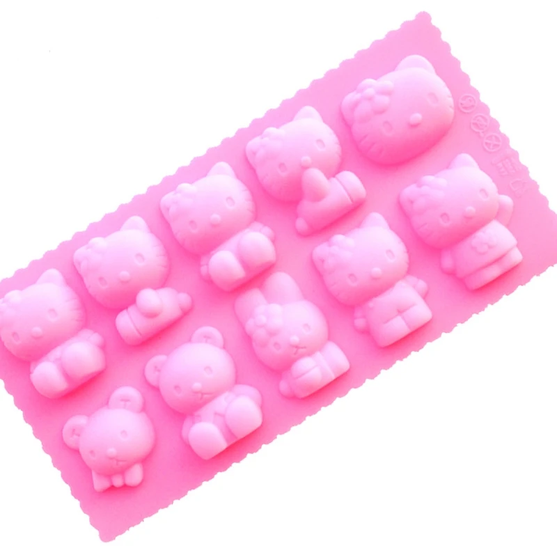 Силиконовая форма для выпечки в форме цветка 100% Бренд новый высокое качество 3D