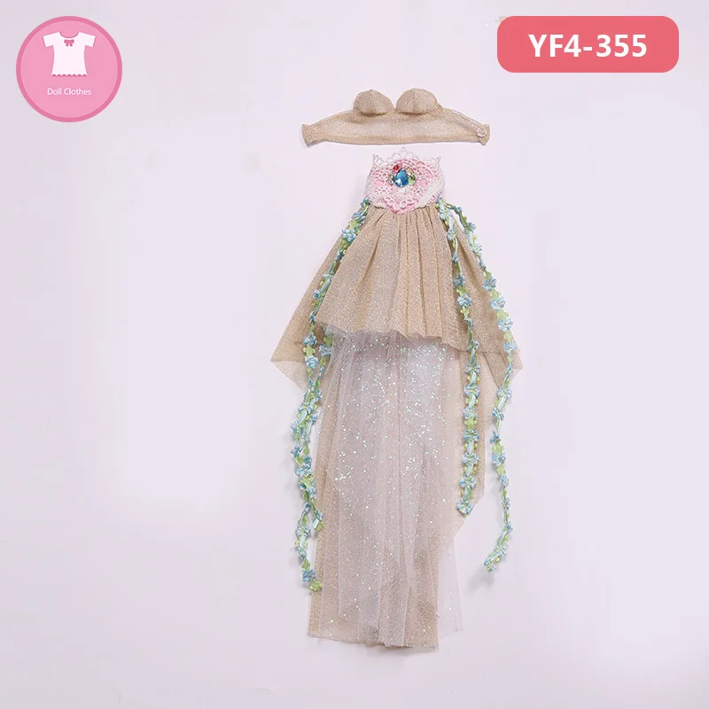 BJD Кукла Одежда 1/4 платье красивая одежда краткое описание Ссылка для Minifee Fairyline девушка тела аксессуары Сказочная страна YF4-355 YF4-356 - Цвет: YF4-355