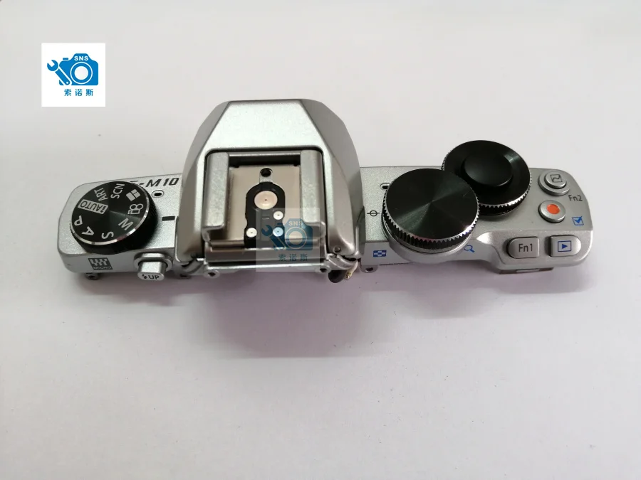 

test OK 90%new forOYLMPUS E-M10 EM10 TOP COVER SILVER