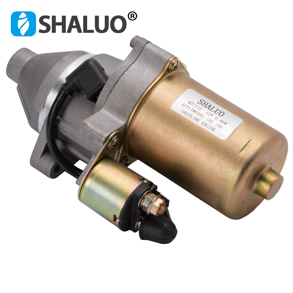 Высокое качество QDJ112 182F 188F 0.4kw бензиновый двигатель стартер двигатель часть электрический двигатель стартер 12 в генератор стартер в сборе