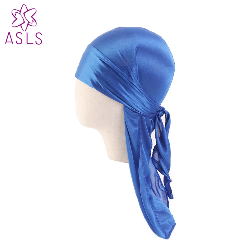 Детская шелковая Пиратская шапка с длинным хвостом головной убор для родителей и