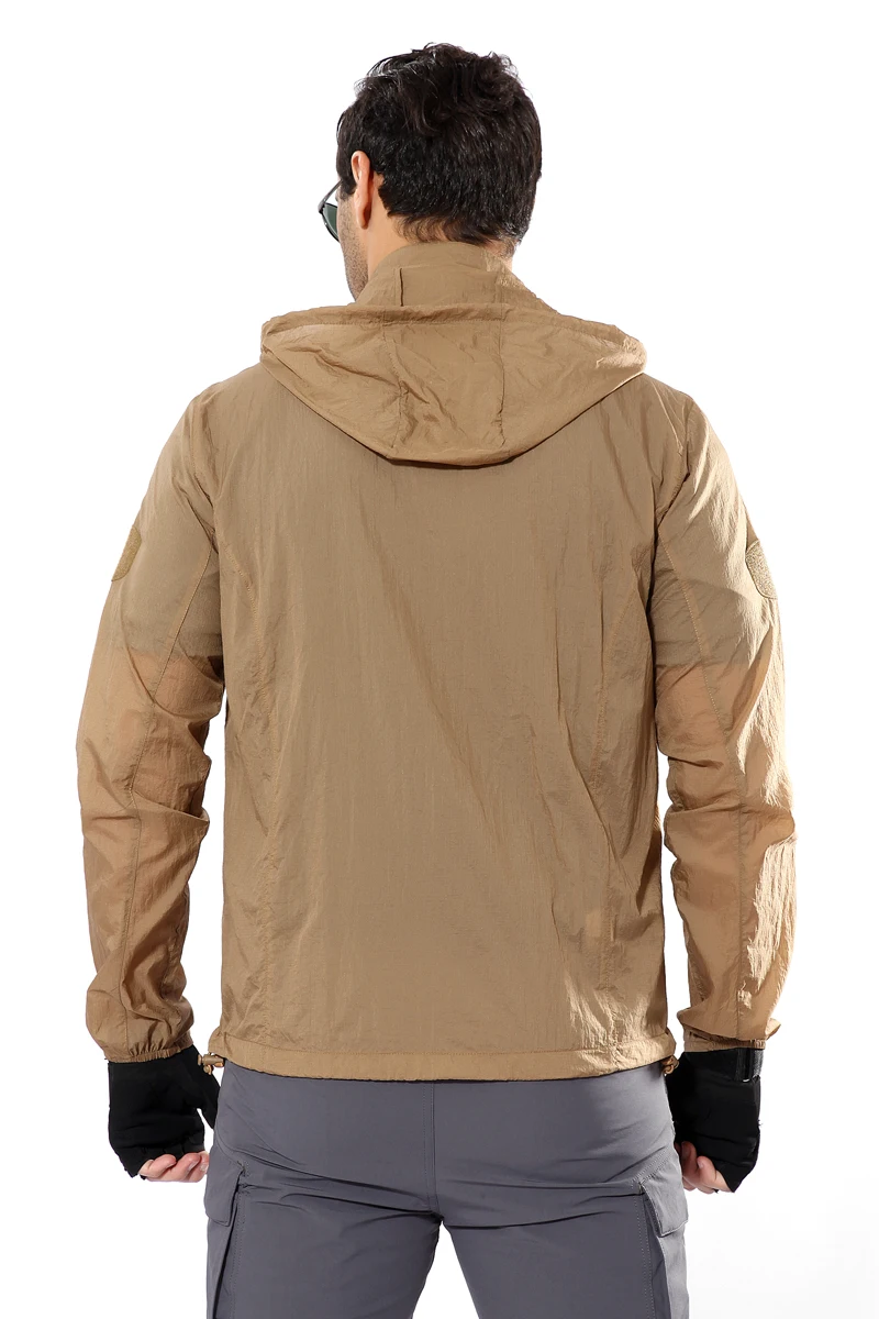 SOLDIER summer thin skin Men's Quick Dry Hiking Jacket Waterproof Sun UV Protection Coats Outdoor Sports Fishing Skin Jackets