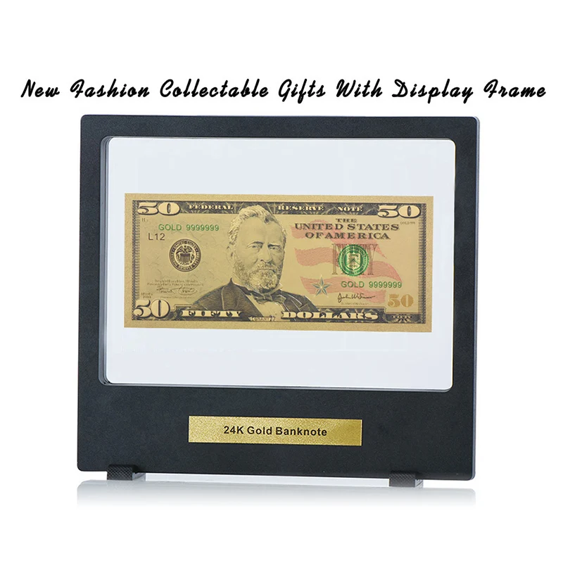 WR Американский красочный 24k золотой банкноты США Высокое качество мировая бумага