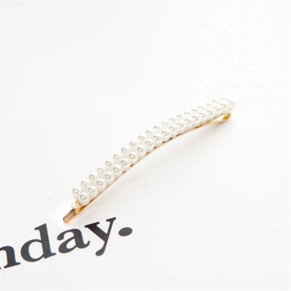 1 шт. модная шикарная женская заколка для волос с жемчугом девочек заколки