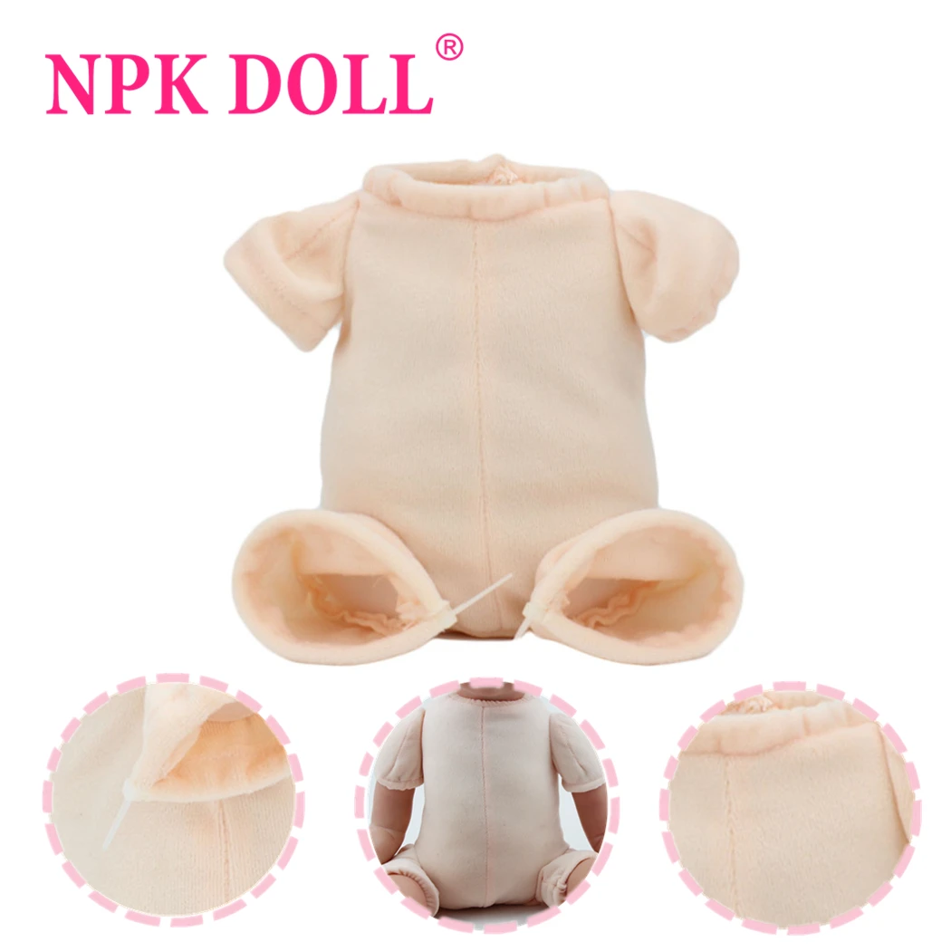 NPKDOLL, ручная работа, набор кукол Реборн, полиэстер, ткань, тело, 16-18 дюймов, reborn bebe, куклы, наборы, тело, 3/4 руки и ноги