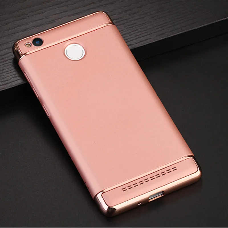 Роскошный гальванический ультра тонкий чехол для телефона для Xiaomi Redmi 3 S Чехол Redmi 3 Pro Dip чехол s Жесткий Fundas Redmi 3 S Coque чехол