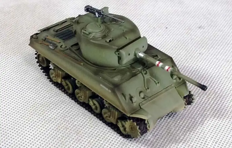 WWII США M4A3 (76) w Sherman 4 й Танк летучая мышь 1 бронированный div 1/72 без литья под
