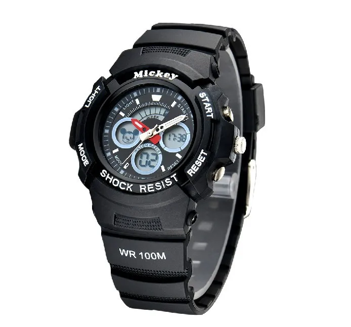 Disney спортивные часы для мужчин водонепроницаемые цифровые с Микки Маусом