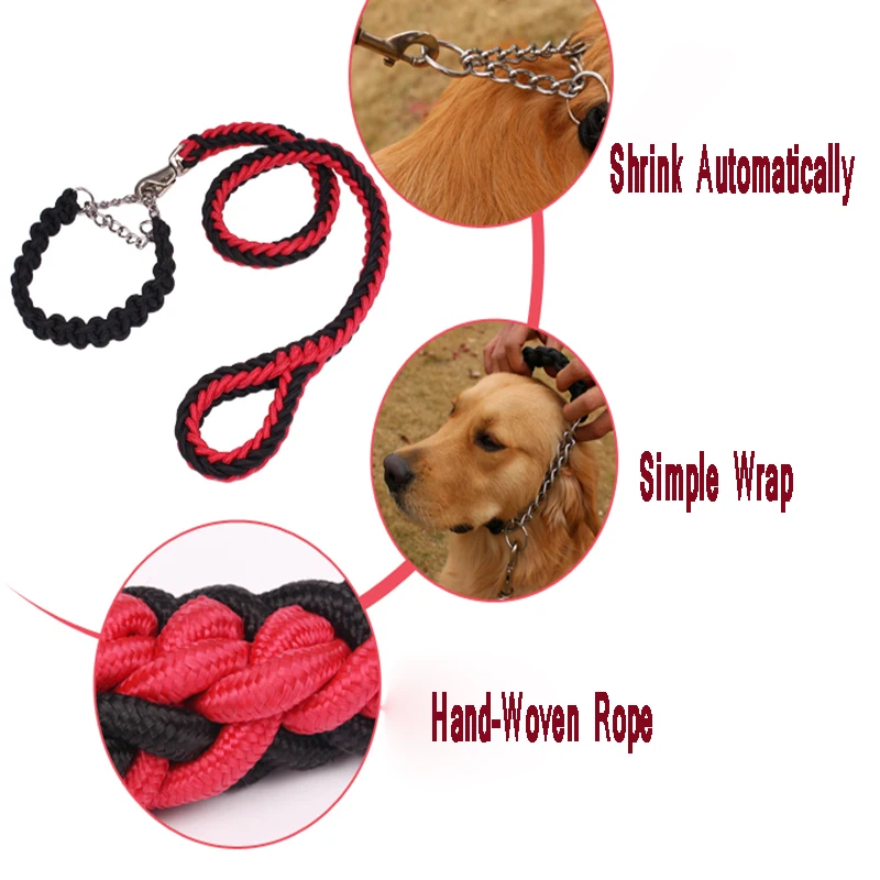 Комплект тягового каната тяги поводок собаки ошейник многожильных нейлон костюм