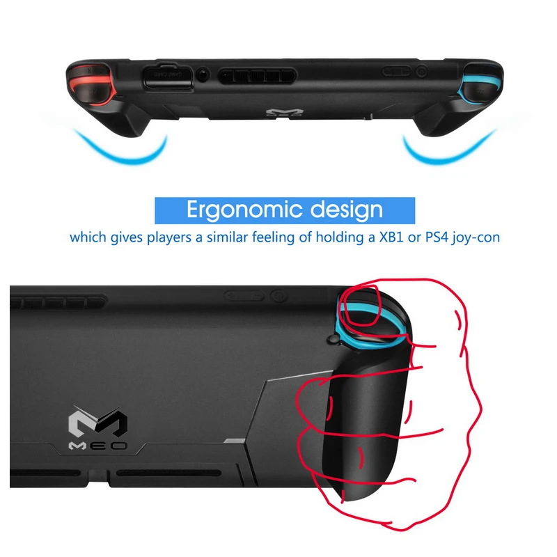 Мягкий защитный чехол для PND Switch NS Console покрытие ручки с амортизацией и защитой от царапин