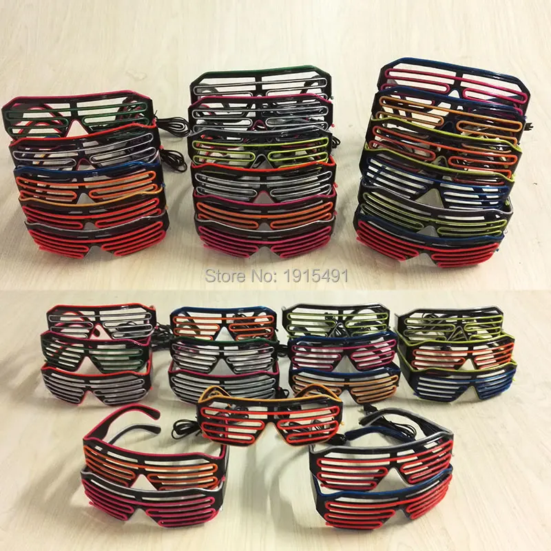 Очки солнцезащитные неоновые светодиодные с голосовым управлением декор для