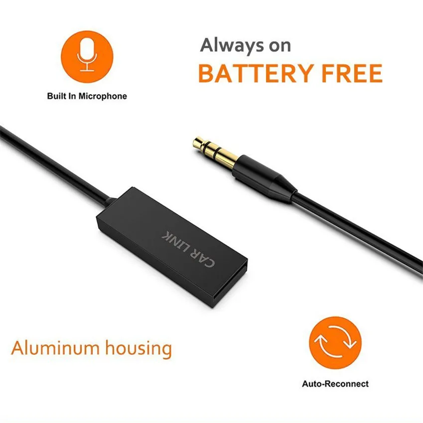 Ihens5 U2 Мини Bluetooth приемник беспроводной музыкальный адаптер с микрофоном 3 5 мм AUX