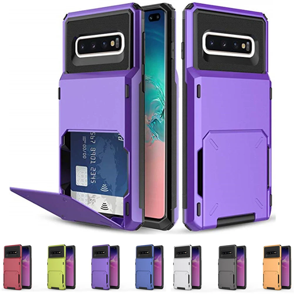 Для Samsung Galaxy S10 5G S10E S9 S8 Plus чехол с откидными отделениями для карт бизнес A7 2018 A750 Note 9