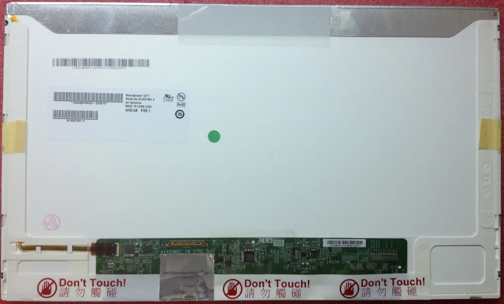 B140XTN01.3 подходит для B140XW01 V0/V1/V2/V3/V5/V6/V7/V8/V9/VB BT140GW01 LP140WH1 LP140WH4 LTN140AT22 LTN140AT07 LTN140AT02