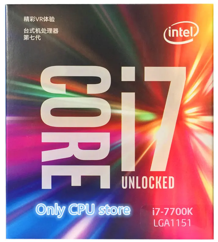 Процессор Intel PC Core 7 серии I7 7700K процессор в штучной упаковке ЦП LGA 1151-land 14