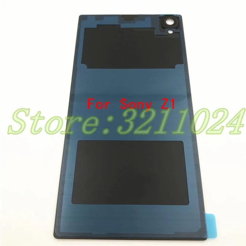 Новая задняя крышка батарейного отсека стеклянный Сменный Чехол для Sony Xperia Z1 Z2 Z3