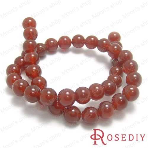 

Wholesale Diameter 10mm Round Natural Beads Diy Jewelry Findings Accessories Roughly 40 pieces(JM5886)