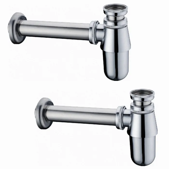 

2 pieces P TRAP BATHROOM SINK VANITY BASIN PIPE WASTE drain pipe WASTE -siphon drain basin drain DP901
