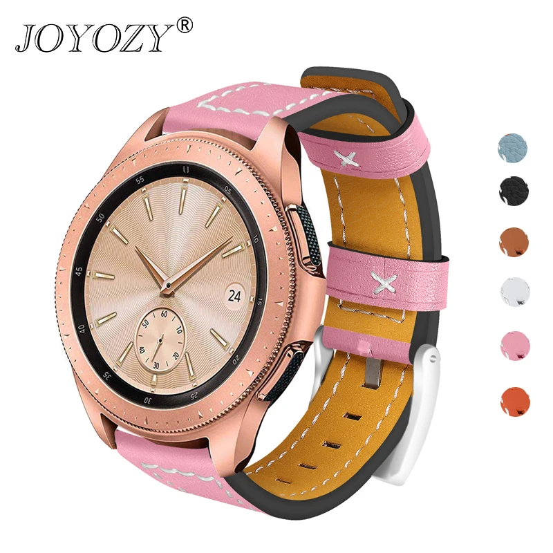 Классические кожаные ремешки Joyozy для часов Samsung Galaxy 42 мм 46 ремешок браслета Gear S3