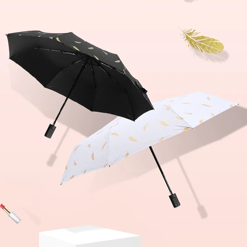 New Creative 1PC Windproof Anti-sun Folding Umbrella Rain Car Umbrellas For Women Men | Дом и сад