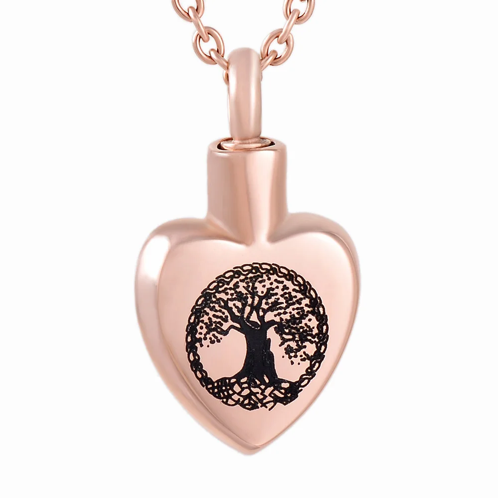 IJD9814 Stainless Steel Life Tree Hope urn pendant Necklace Memorial Ash Keepsake Cremation Jewelry | Украшения и аксессуары