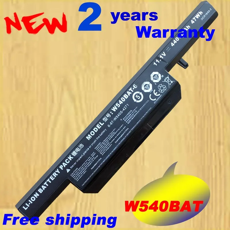

6 Cells Laptop battery W540BAT-6 for Clevo W540BAT 6 W155EU W155U W545EU W550EU W550SU