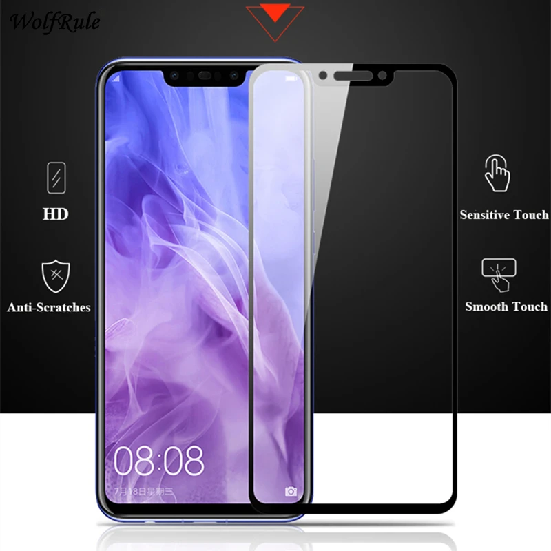 2 шт. Защитная пленка для экрана Huawei P Smart Plus закаленное стекло Nova 3i + Plus|Защитные
