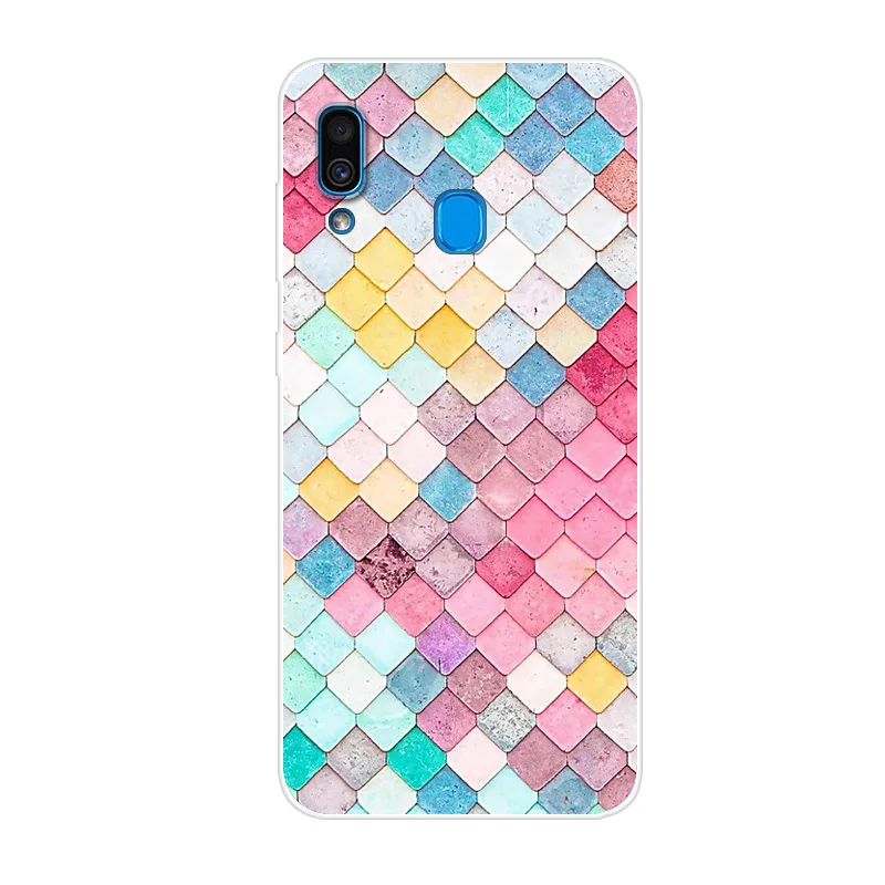 Силиконовый чехол для Samsung A30 с рисунком животных чехлы телефонов Galaxy A20 A 30