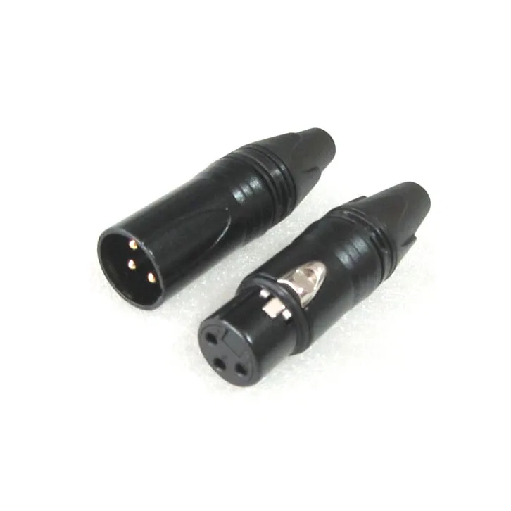 Высокое качество 10 шт. мужской + женский Neutrik Стиль XLR 3 контактный разъем Cannon