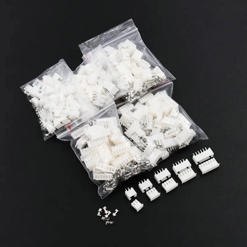 100 компл./лот Mix комплект XH2.54 Американская классификация проводов 2р 3P 4 5 6P разъем провода Заголовок Корпус штыревой разъем терминал комплект