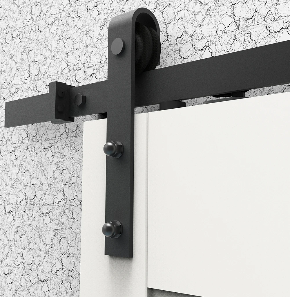 DIYHD двухсторонняя мягкая/Мягкая открывающаяся скользящая дверь сарая деревянная