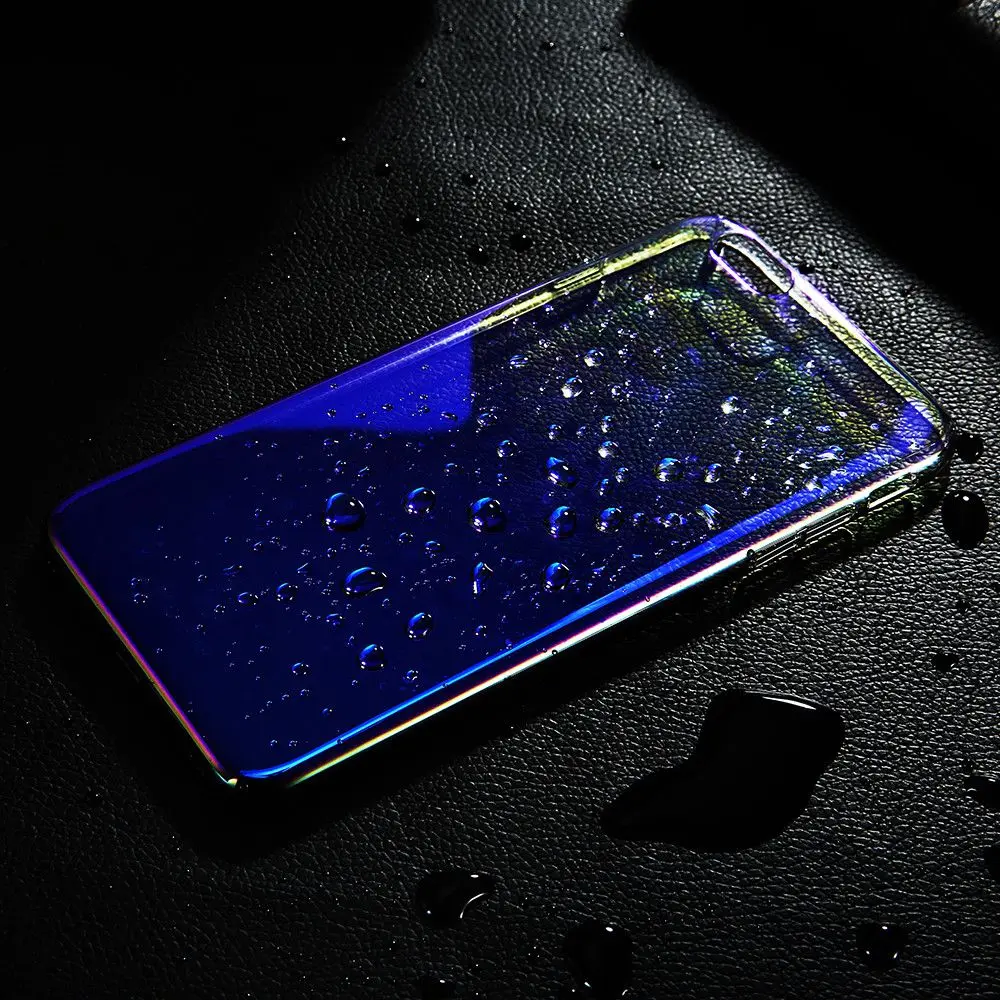 Floveme Blue Ray чехол для iPhone X 8 6s 6 7 Plus 5S 5 Чехол градиент Samsung galaxy S8 S7 S6 Edge Note снарядов