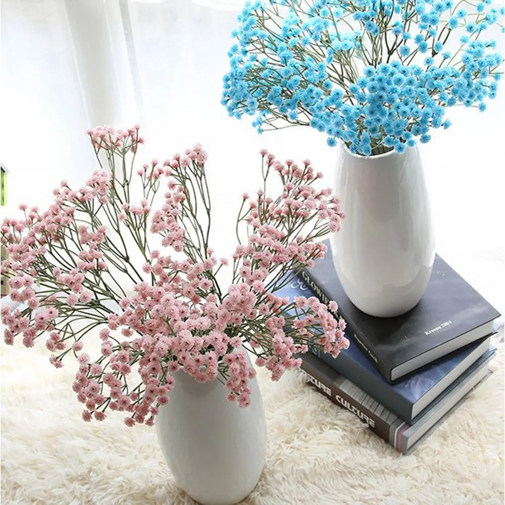 

10PCS 65cm Antique Artificial Flower Scattered Starry Decoration Home Table Wedding Flower Plastic Starry Baby Wreath product