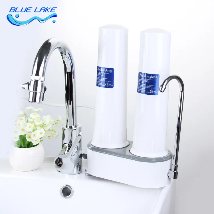 

Two layers of filtration ABS shell, Faucet-mounted water purifier,descaling,easy to install,Safe drinking water,Reusable Filter