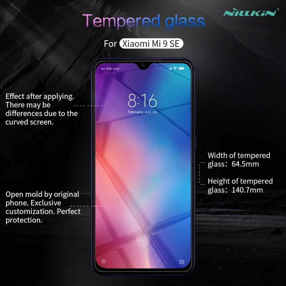 Стекло Nillkin для Xiaomi Mi 9 SE 9H + Pro ультратонкое закаленное стекло защиты экрана тонкая