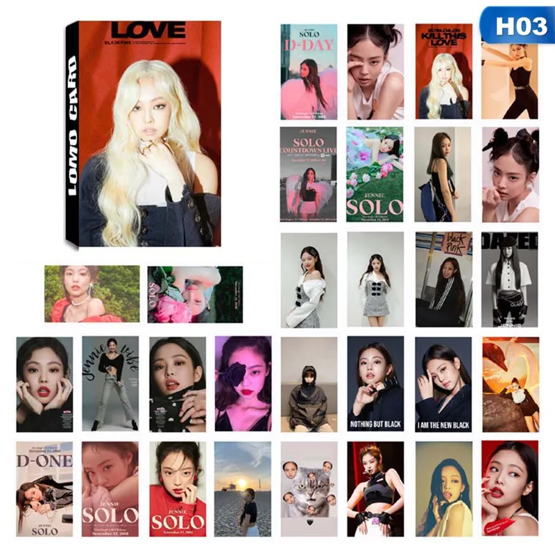30 шт./компл. K-POP BLACKPINK альбом убить любовь альбом самодельные Бумага ЛОМО карта фото карты Фотокарта