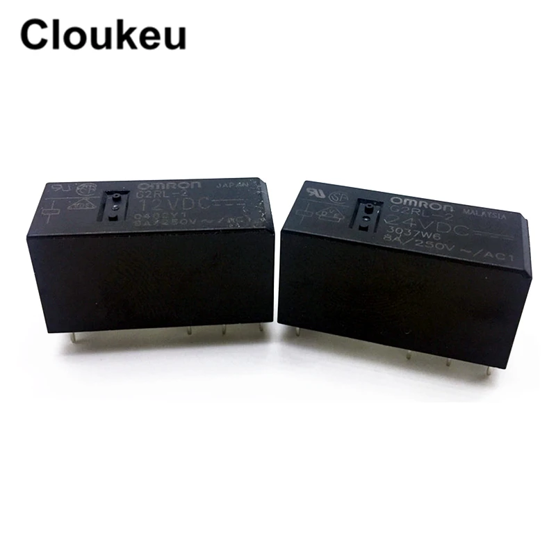 

G2RL-2-5VDC 8А реле DIP8