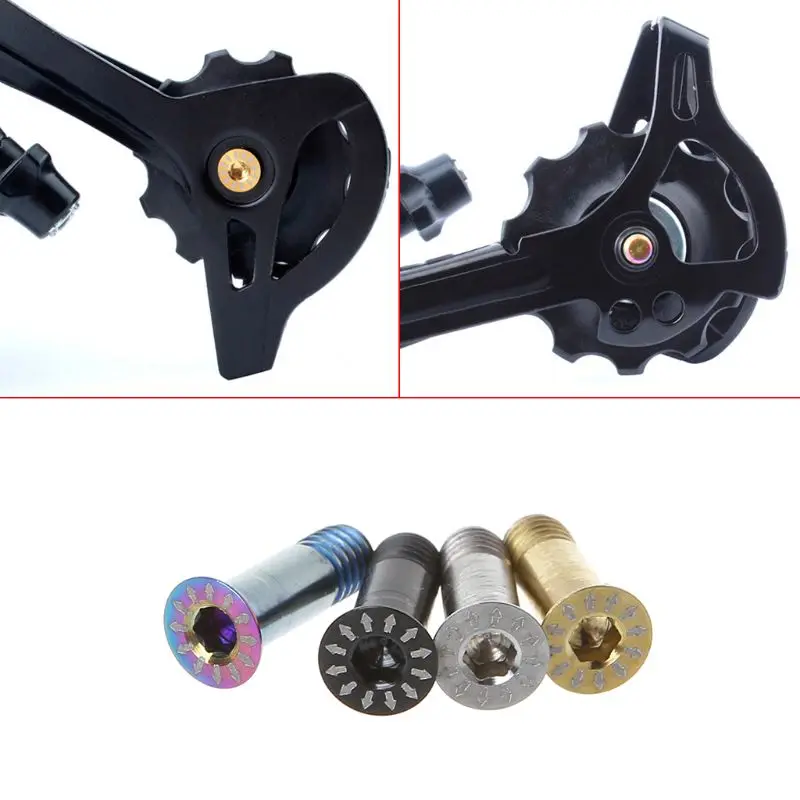 Винт велосипедный задний переключатель колеса болт из титанового сплава MTB