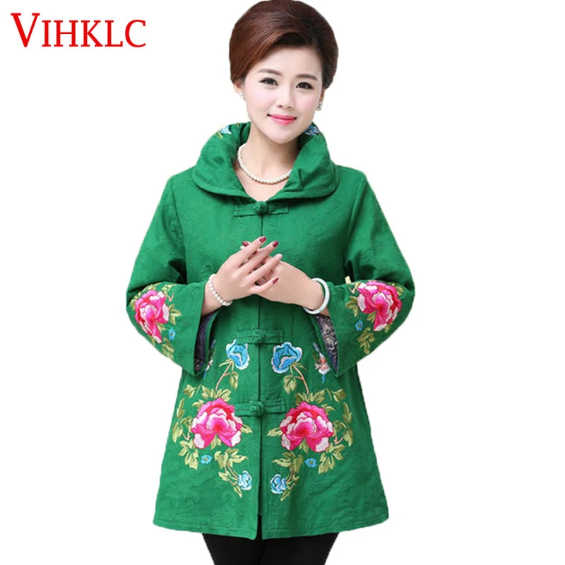 2020 осеннее пальто для женщин среднего возраста однобортное тонкое повседневное