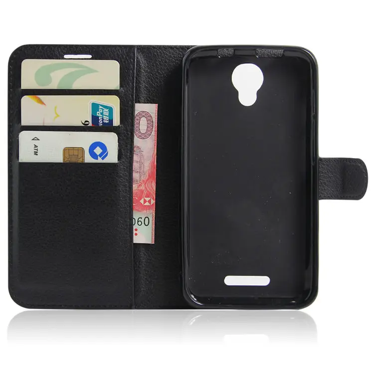 Флип кожаный чехол для Alcatel onetouch Pixi 4 5045X 5 0 дюйма полный защитный с отделением карт