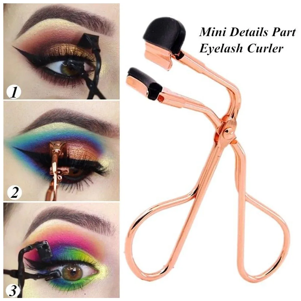 Гибкий зажим для завивки ресниц силиконовый сегментация мини набор косметики