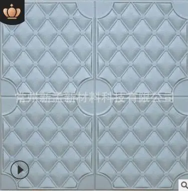 silver 3D самоклеющиеся поролоновые наклейки на стену мягкая сумка персонализированные декоративные настенные обновления анти-столкновения звуковые insulation-74 - Цвет: silver