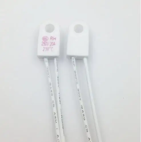 10pcs RH/Tf 230 Degrees Celsius 20A 250V Temperature fuse Thermal links Over Protector | Обустройство дома