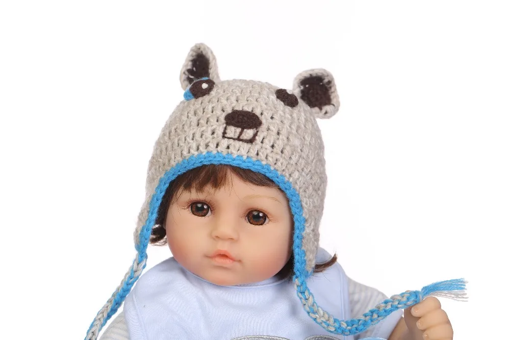 NPKCOLLECTION 47 см силиконовая кукла reborn baby girl Кукла оптовая продажа игрушки для