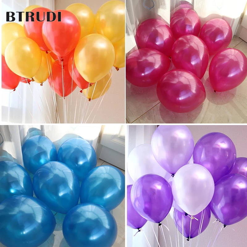 

Hot sale 50 pcs 10 Inch 1.8g Birthday/Wedding Supply Latex Balloons Colorful Party Latex Air Baloon/Ballon Kids Inflatable Toy