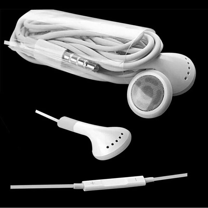 Стерео Handfree наушники 3 5 мм разъем гарнитура регулятор громкости и микрофон для